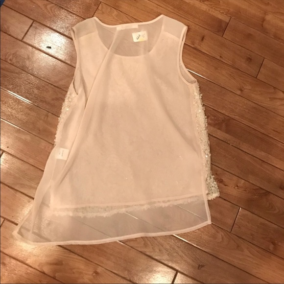 Sparkle Lush tank with sheer back - Picture 3 of 3